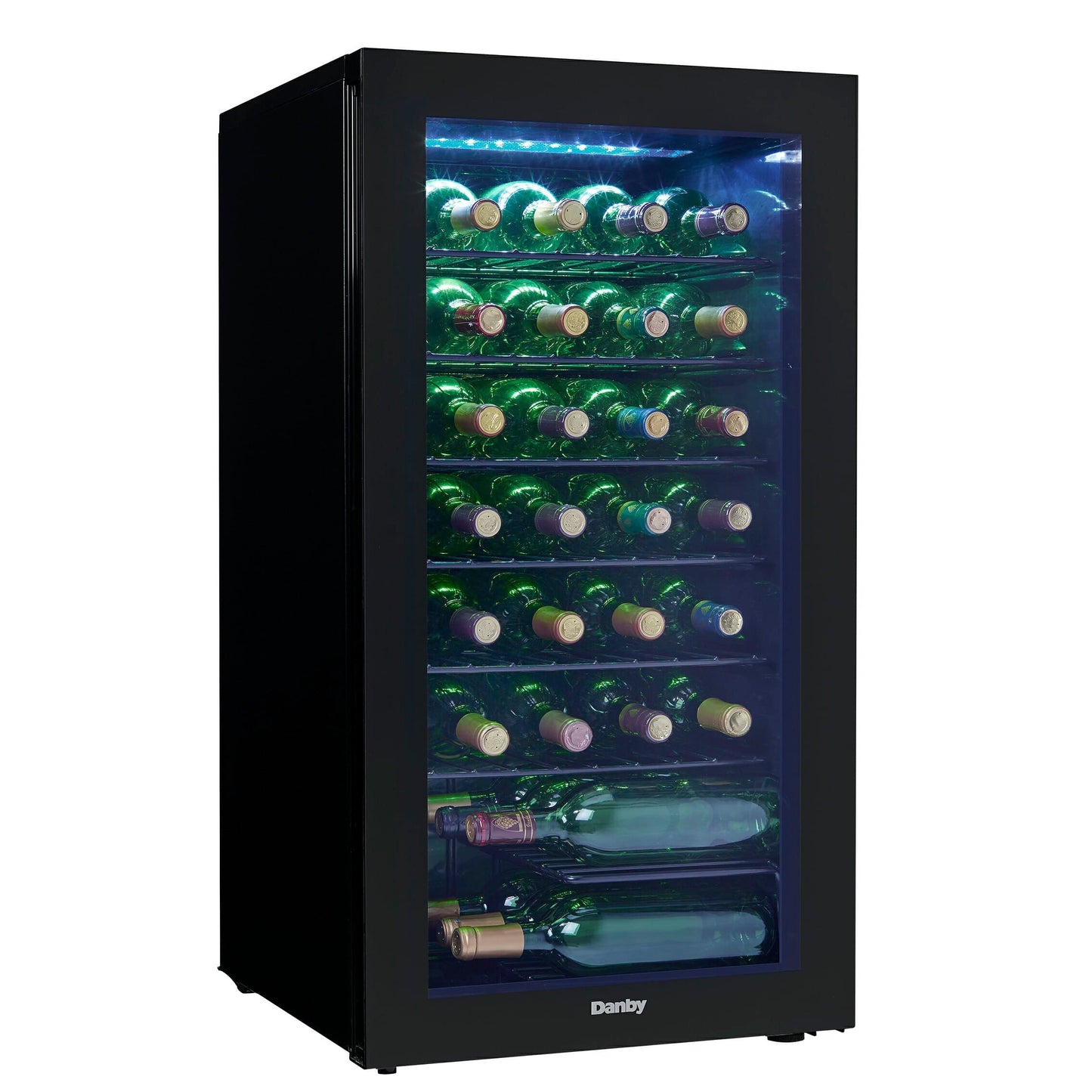 Danby 36-Bottle Black Free-Standing Wine Cooler - DWC036A2BDB-6
