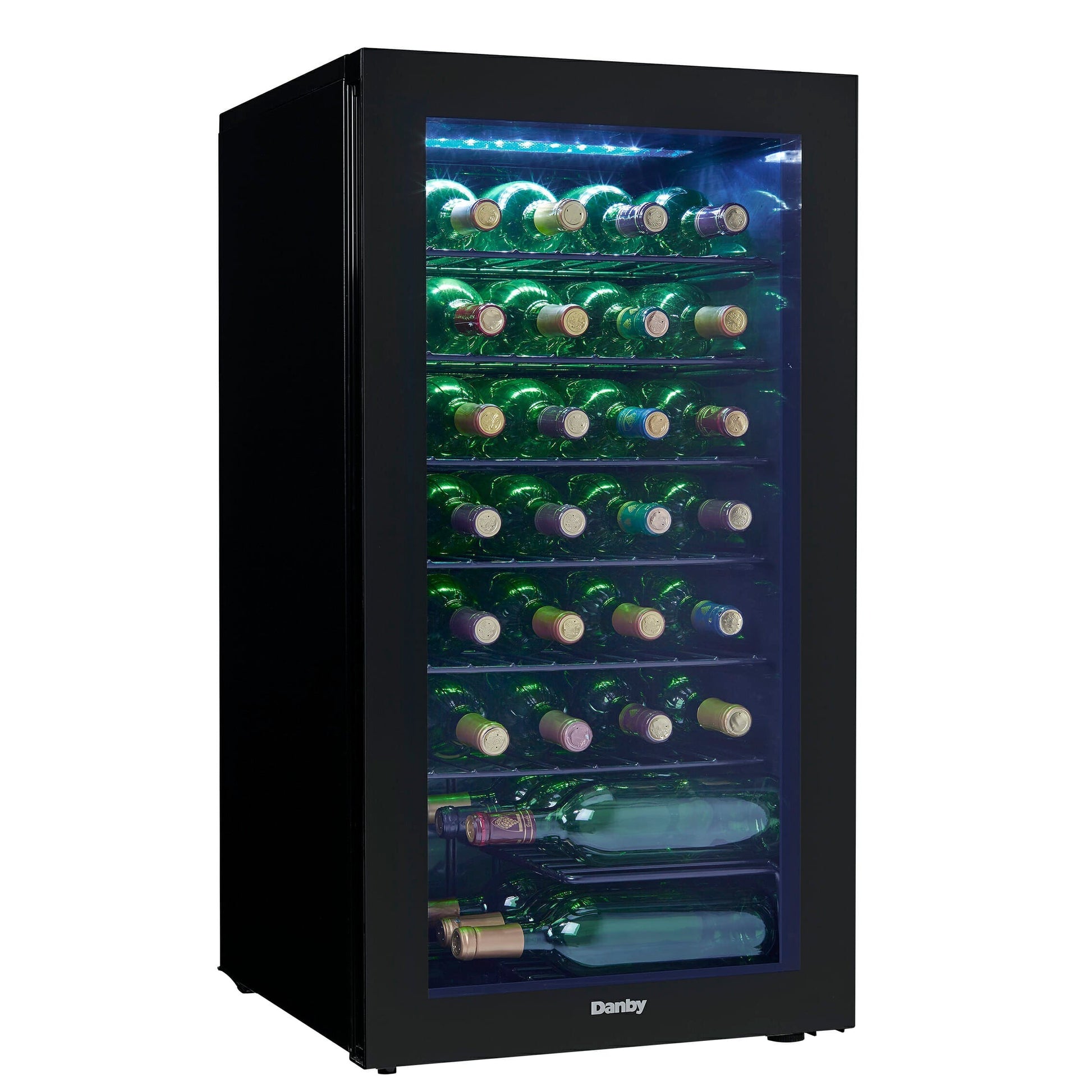 Danby 36-Bottle Black Free-Standing Wine Cooler - DWC036A2BDB-6