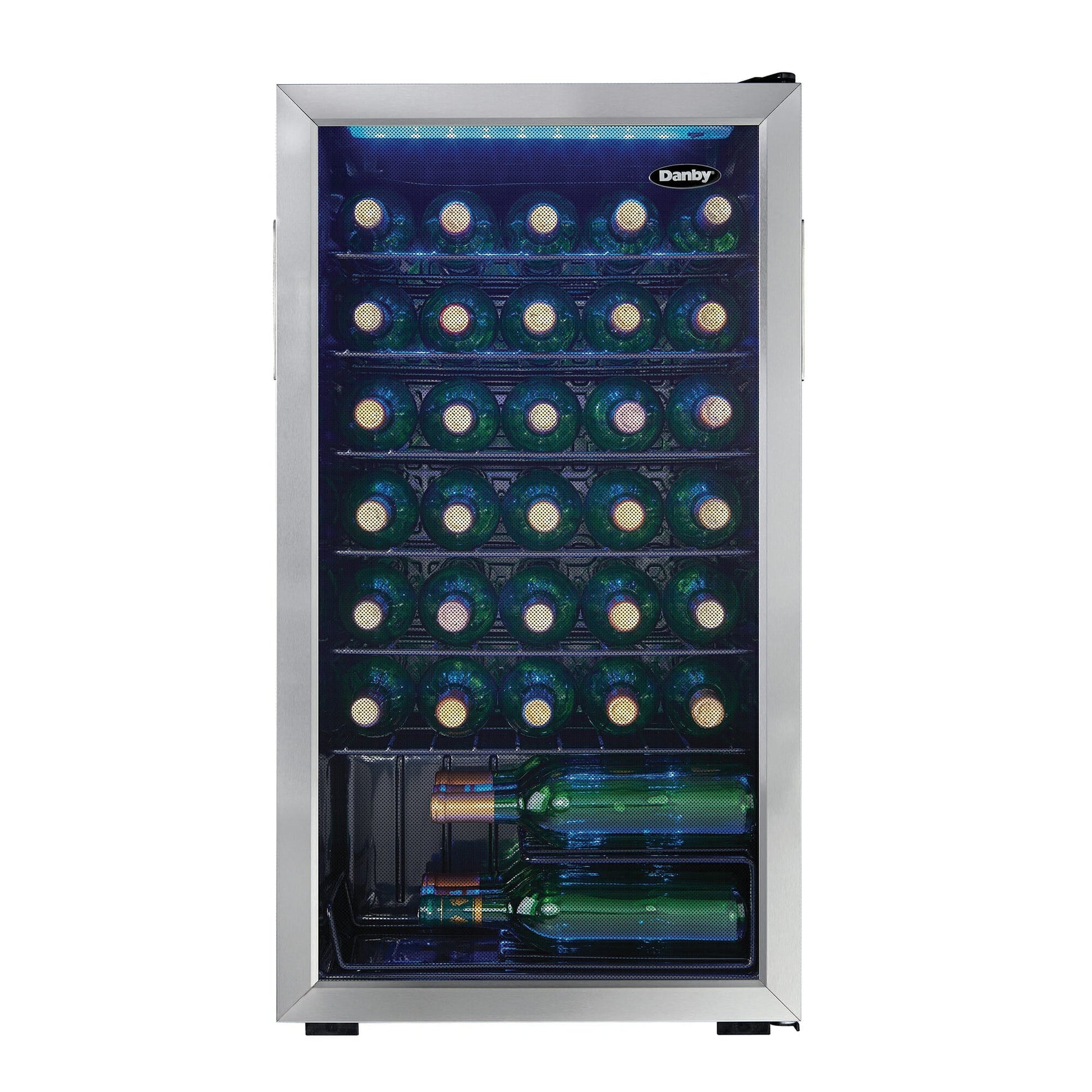 Danby 36-Bottle Stainless Steel Free-Standing Wine Cooler - DWC036A1BSSDB-6