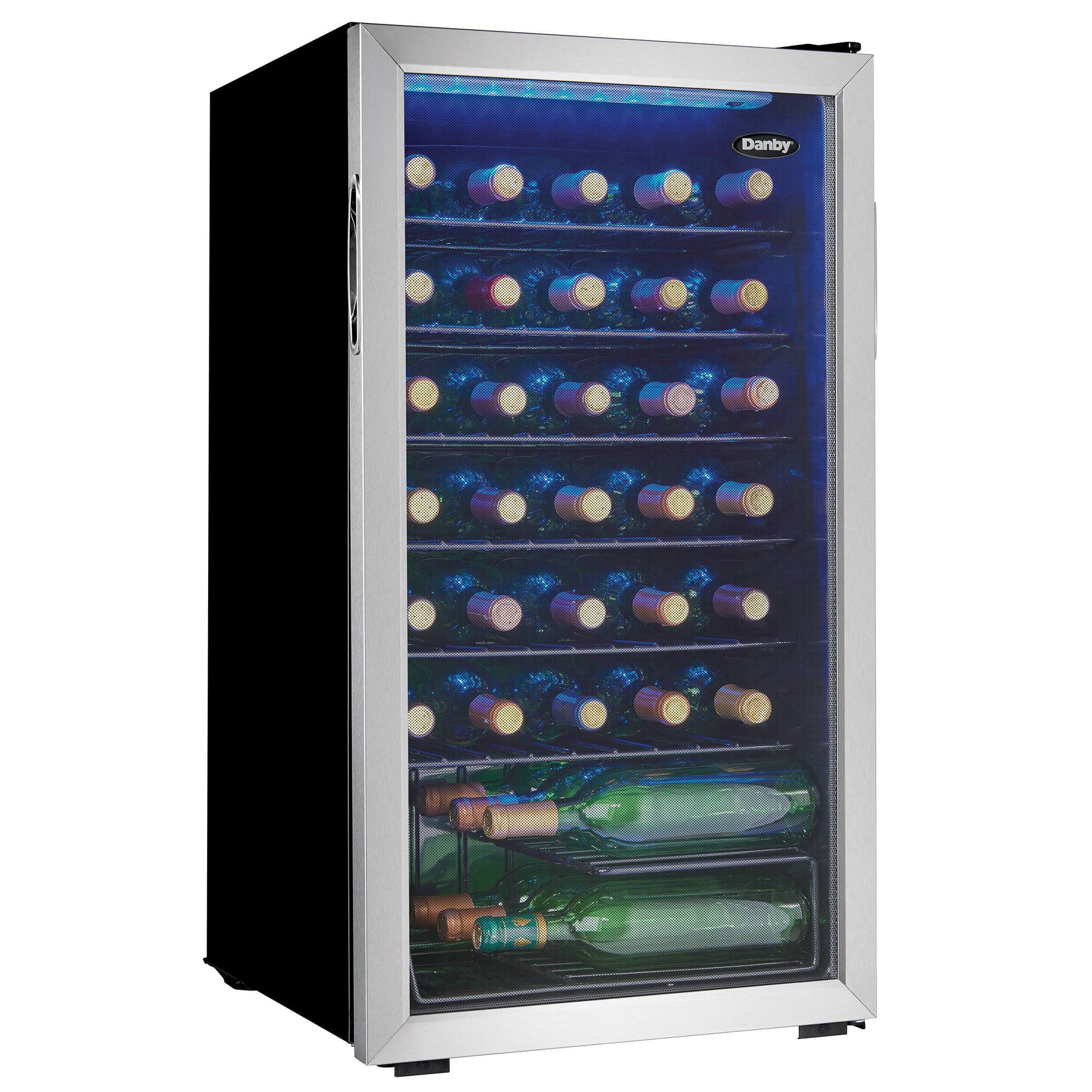 Danby 36-Bottle Stainless Steel Free-Standing Wine Cooler - DWC036A1BSSDB-6