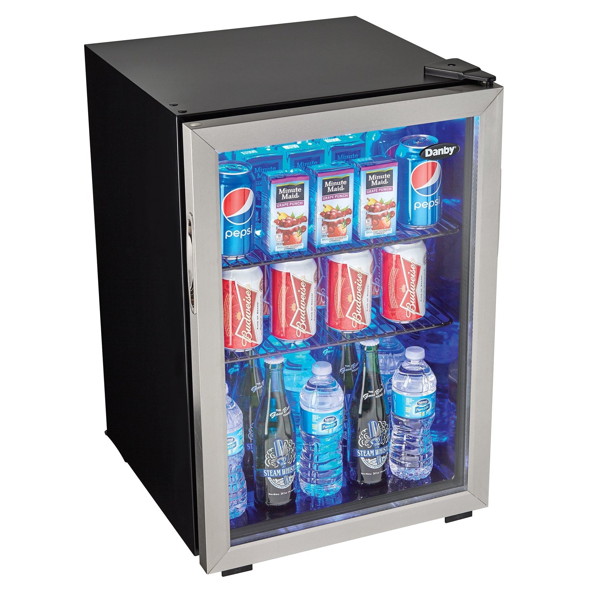 Danby 74L Stainless Steel Free-Standing Beverage Cooler - DBC026A1BSSDB