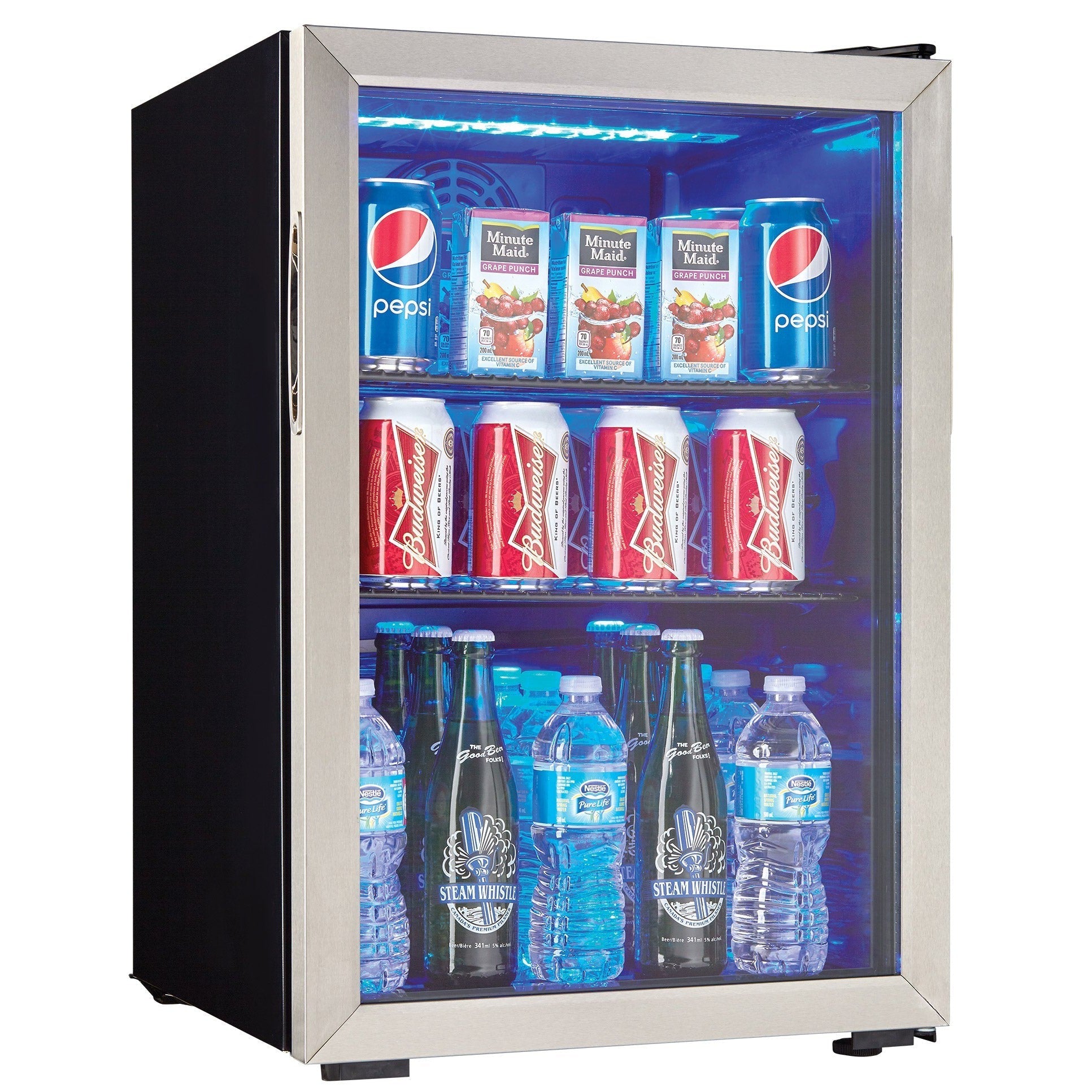 Danby 74L Stainless Steel Free-Standing Beverage Cooler - DBC026A1BSSDB