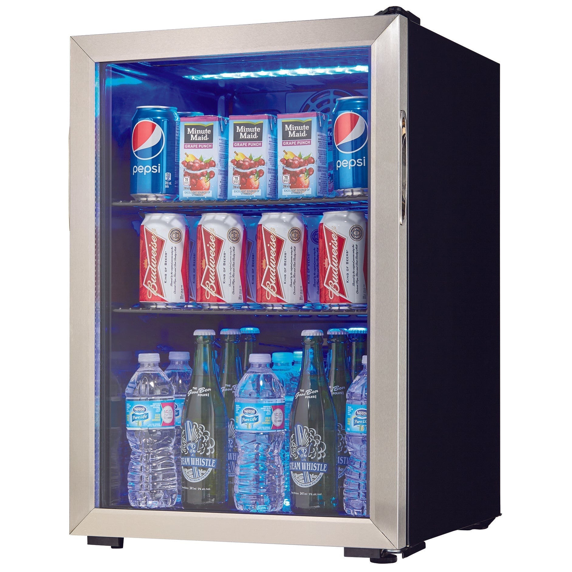 Danby 74L Stainless Steel Free-Standing Beverage Cooler - DBC026A1BSSDB