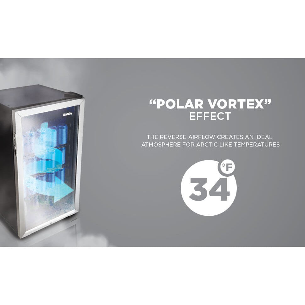 Danby 88L Stainless Steel Free-Standing Beverage Cooler - DBC117A1BSSDB-6