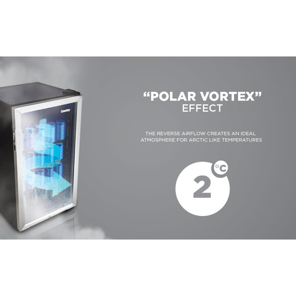 Danby 88L Stainless Steel Free-Standing Beverage Cooler - DBC117A1BSSDB-6