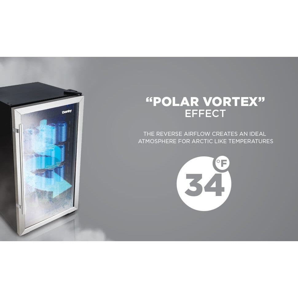 Danby 88L Stainless Steel Free-Standing Beverage Cooler - DBC117A2BSSDD-6