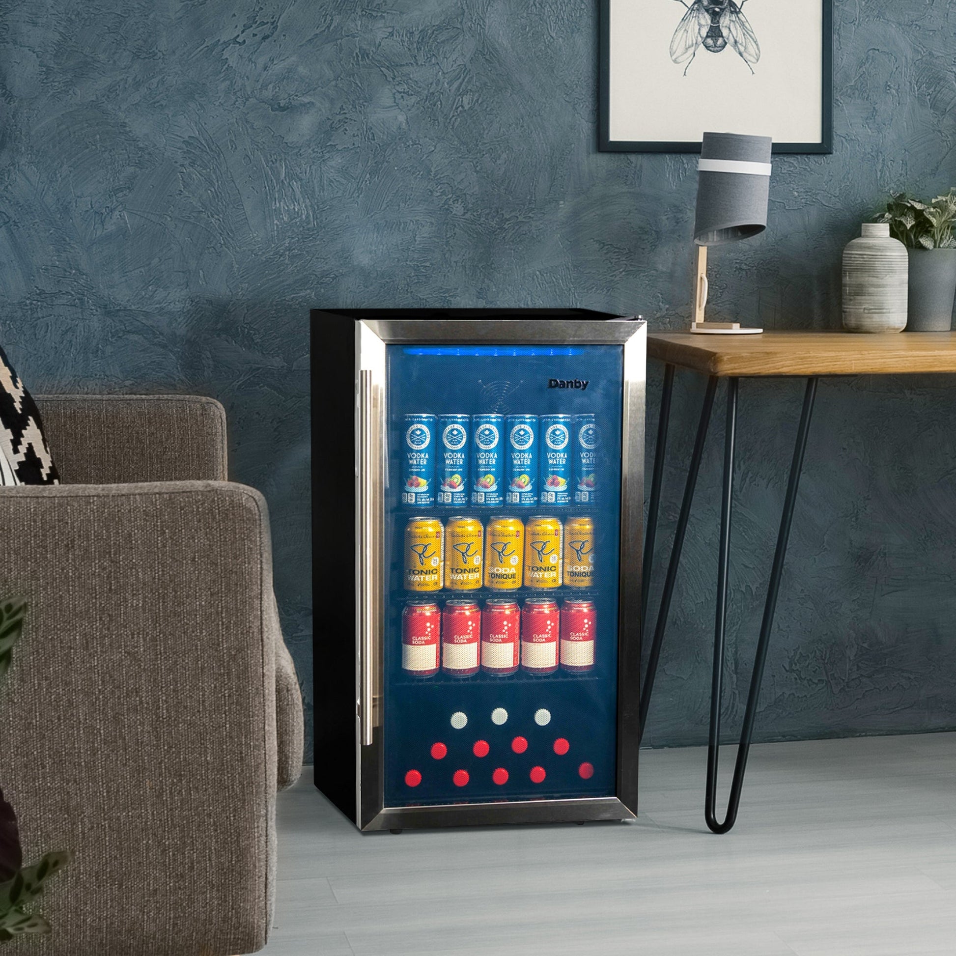 Danby 88L Stainless Steel Free-Standing Beverage Cooler - DBC117A2BSSDD-6