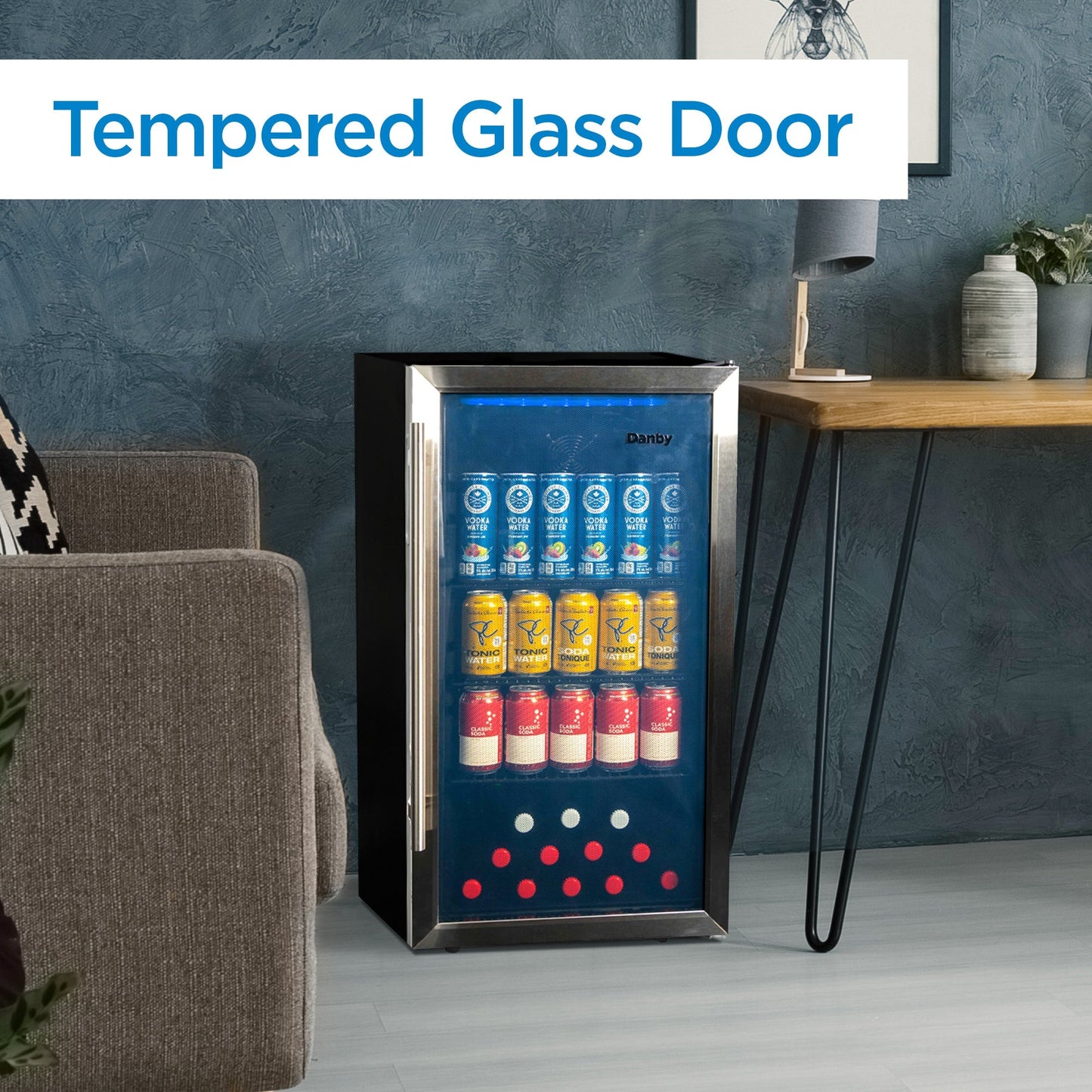 Danby 88L Stainless Steel Free-Standing Beverage Cooler - DBC117A2BSSDD-6