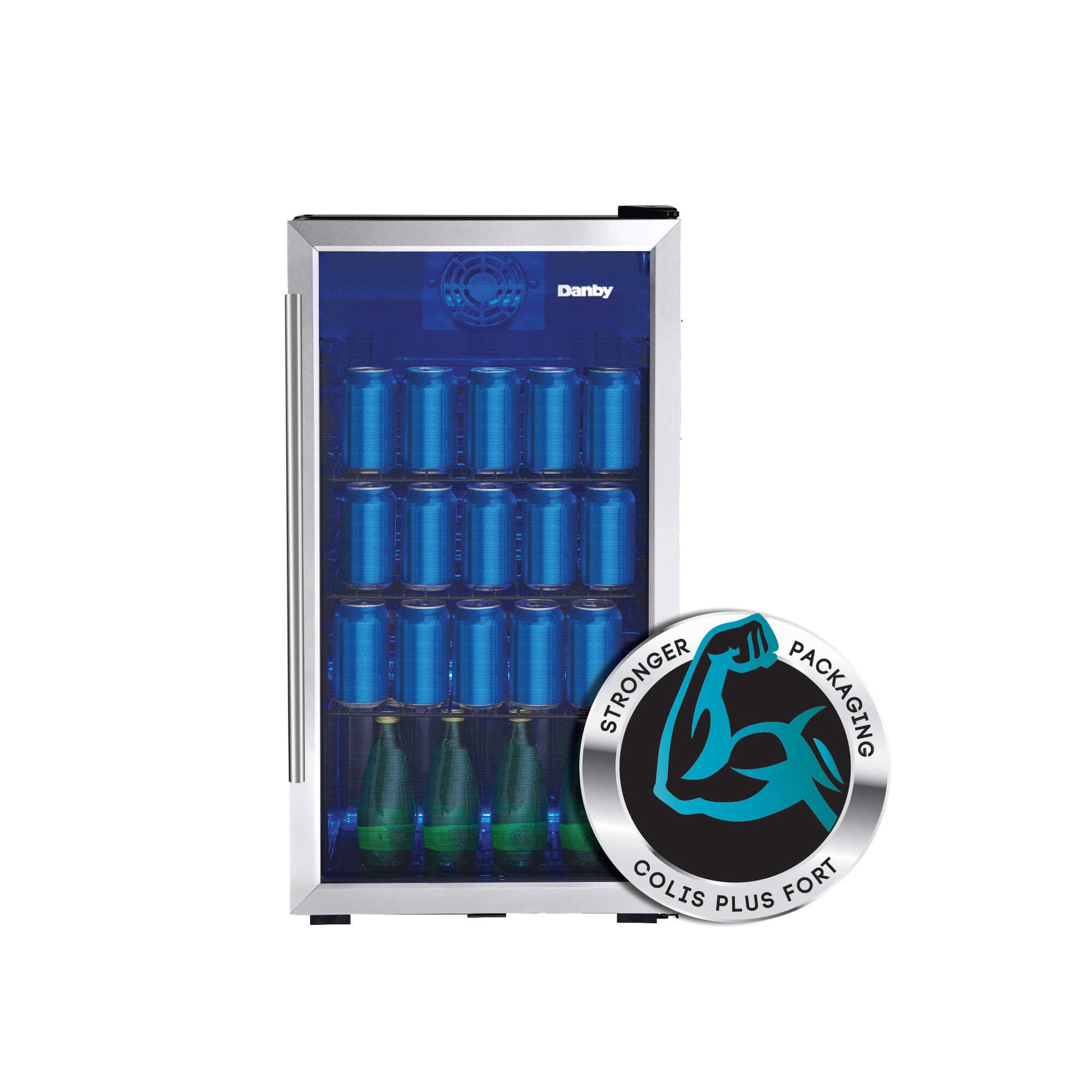 Danby 88L Stainless Steel Free-Standing Beverage Cooler - DBC117A2BSSDD-6