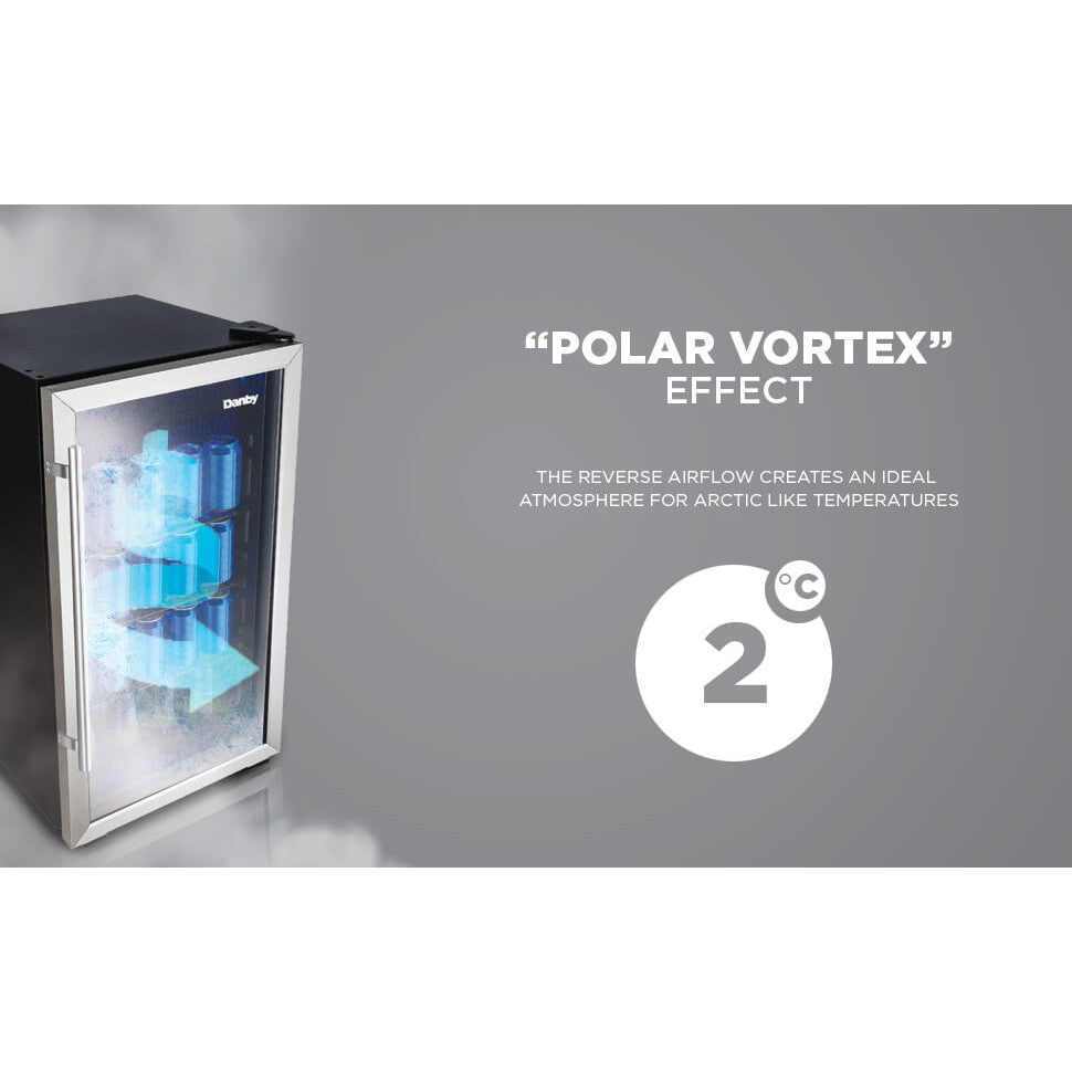 Danby 88L Stainless Steel Free-Standing Beverage Cooler - DBC117A2BSSDD-6