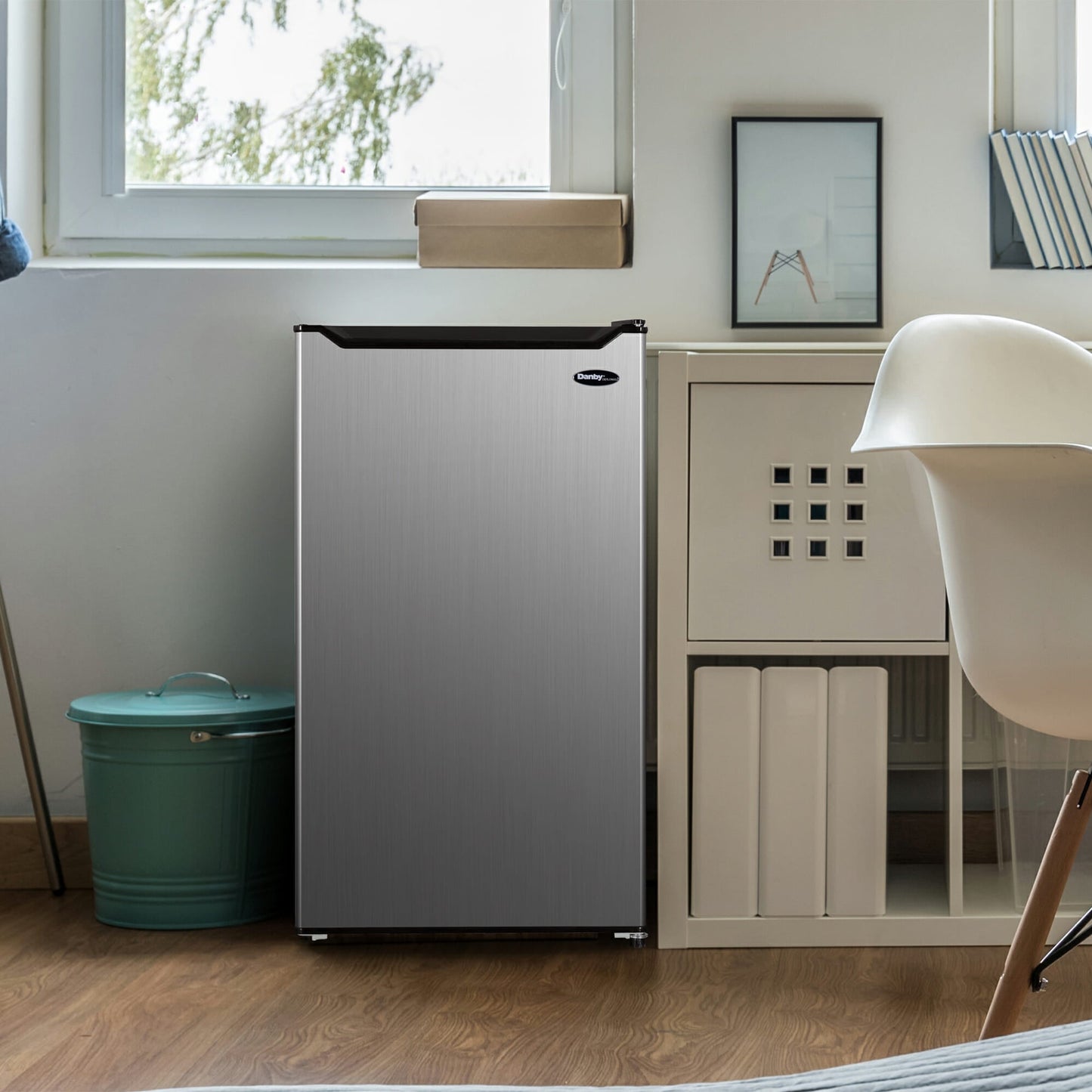 Danby 91L Stainless Steel Compact Fridge - DAR032B1SLM