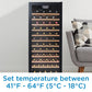 Danby 94-Bottle Black Free-Standing Wine Cooler - DWC94L1B