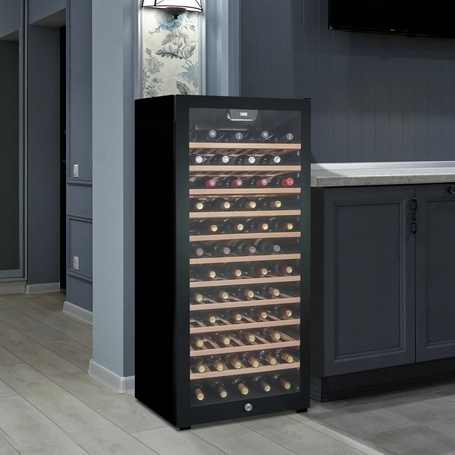 Danby 94-Bottle Black Free-Standing Wine Cooler - DWC94L1B