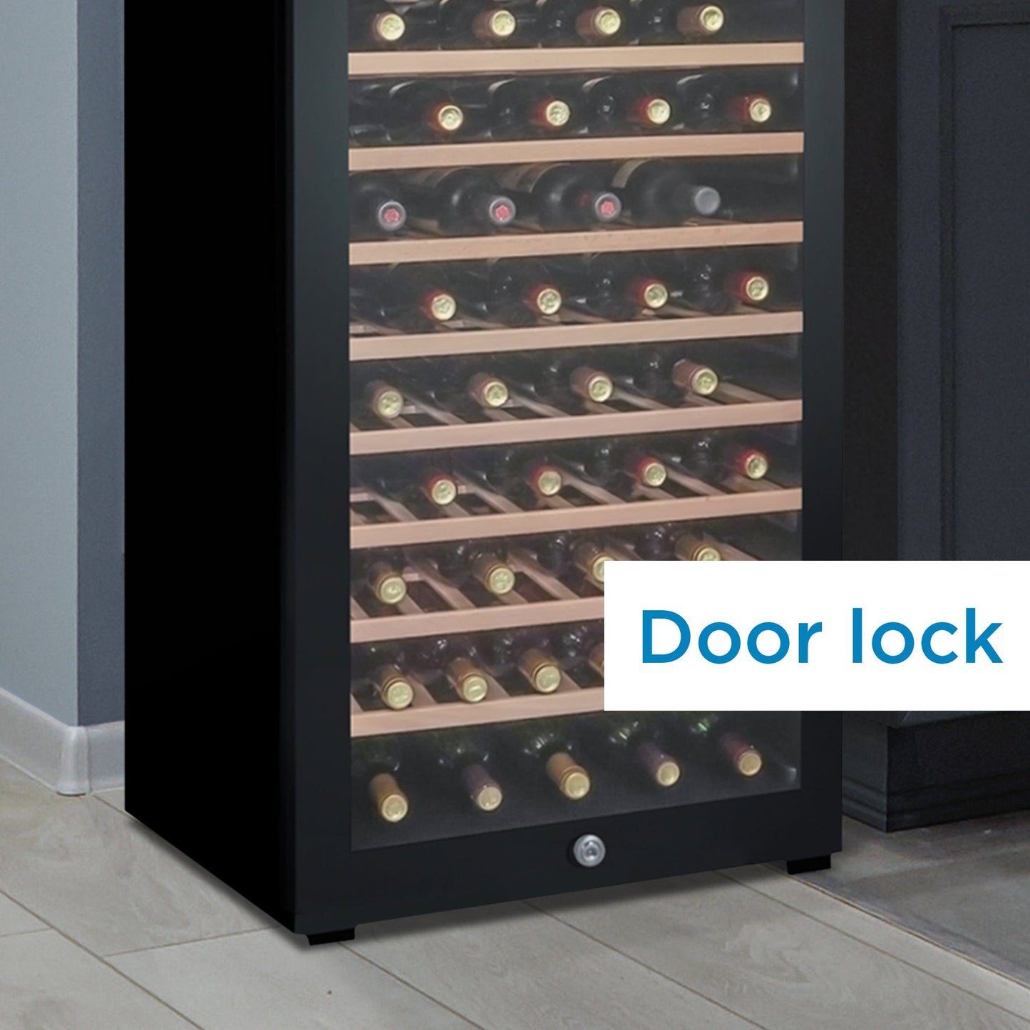 Danby 94-Bottle Black Free-Standing Wine Cooler - DWC94L1B