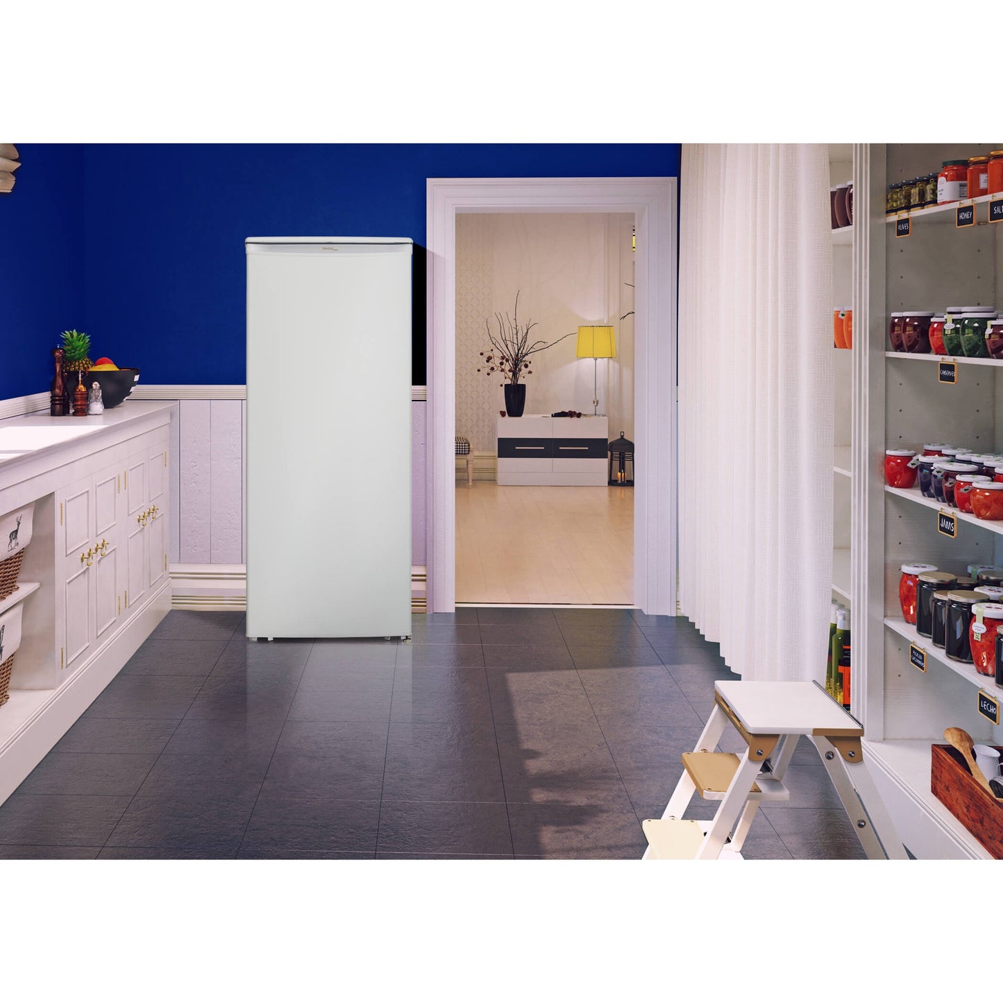 Danby Designer 241L White Upright Freezer - DUFM085A4WDD