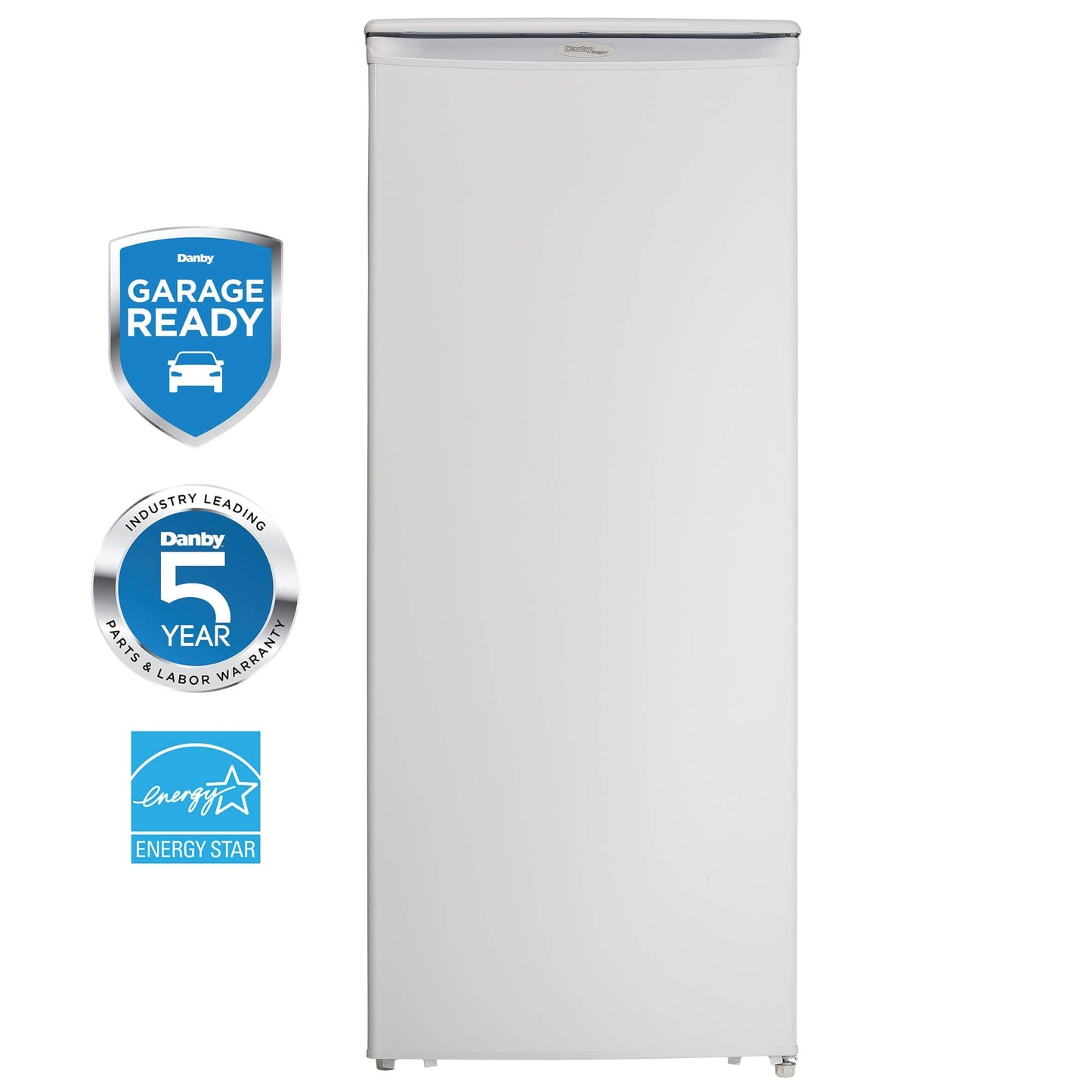 Danby Designer 241L White Upright Freezer - DUFM085A4WDD