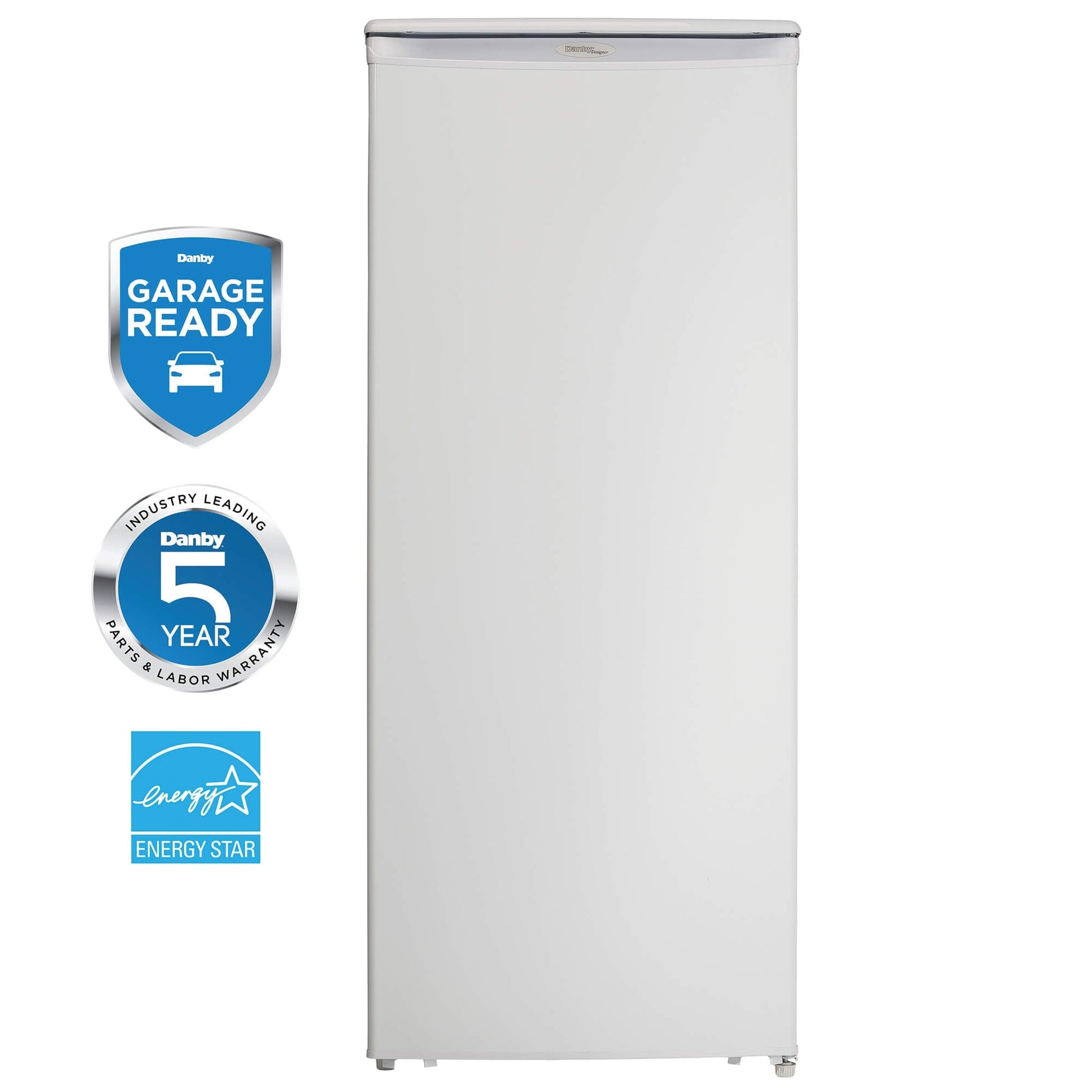 Danby Designer 241L White Upright Freezer - DUFM085A4WDD