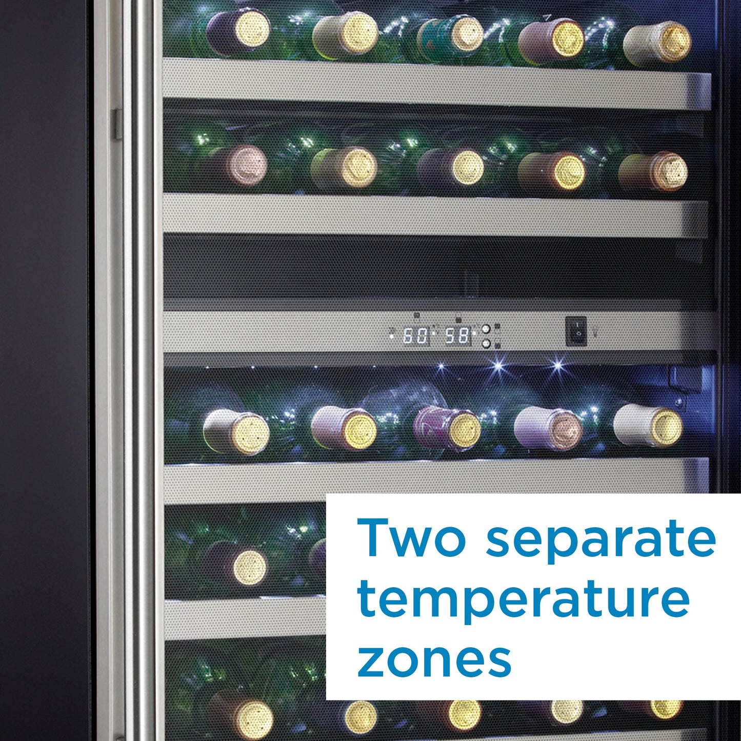 Danby Designer 38-Bottle Black Stainless Steel Free-Standing Wine Cooler - DWC114BLSDD