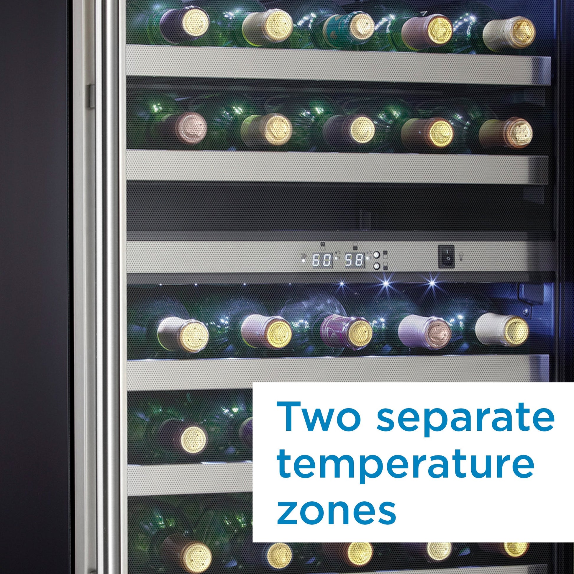 Danby Designer 38-Bottle Black Stainless Steel Free-Standing Wine Cooler - DWC114BLSDD