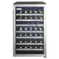 Danby Designer 38-Bottle Black Stainless Steel Free-Standing Wine Cooler - DWC114BLSDD