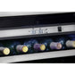 Danby Designer 38-Bottle Black Stainless Steel Free-Standing Wine Cooler - DWC114BLSDD