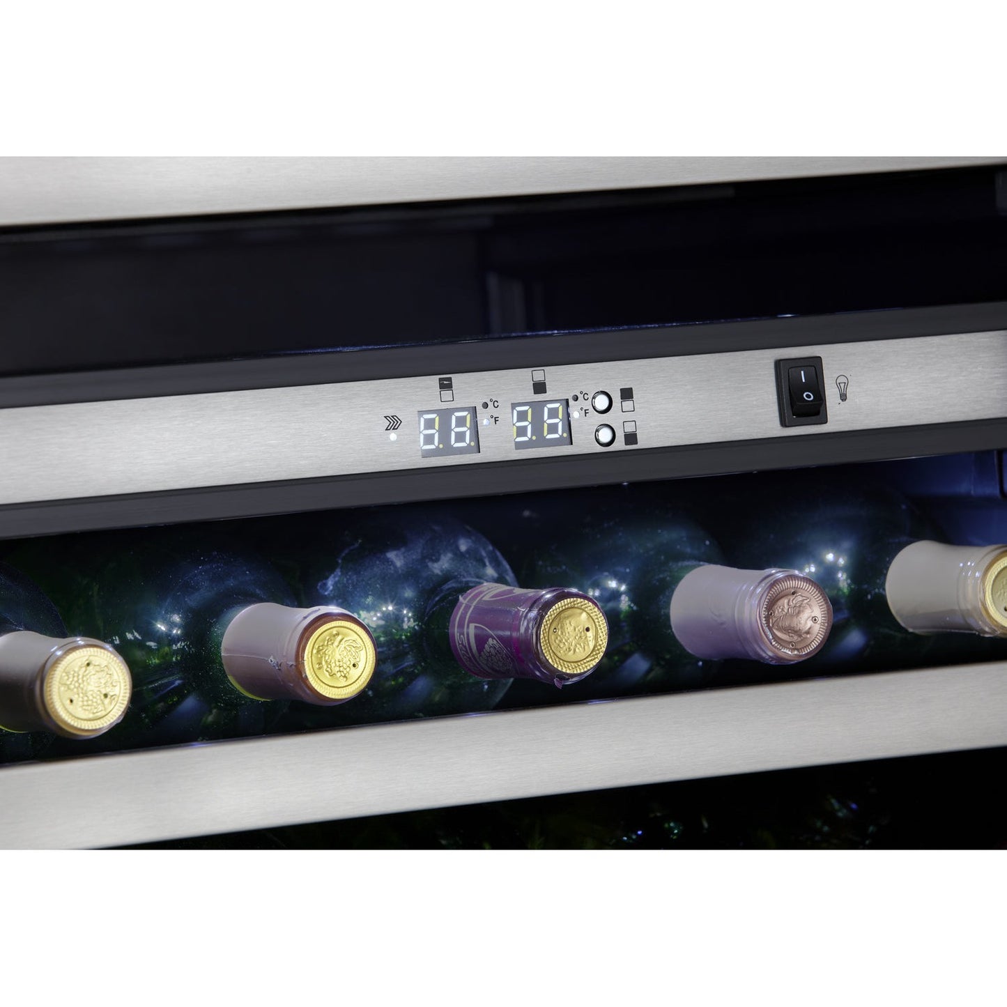 Danby Designer 38-Bottle Black Stainless Steel Free-Standing Wine Cooler - DWC114BLSDD