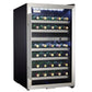 Danby Designer 38-Bottle Black Stainless Steel Free-Standing Wine Cooler - DWC114BLSDD