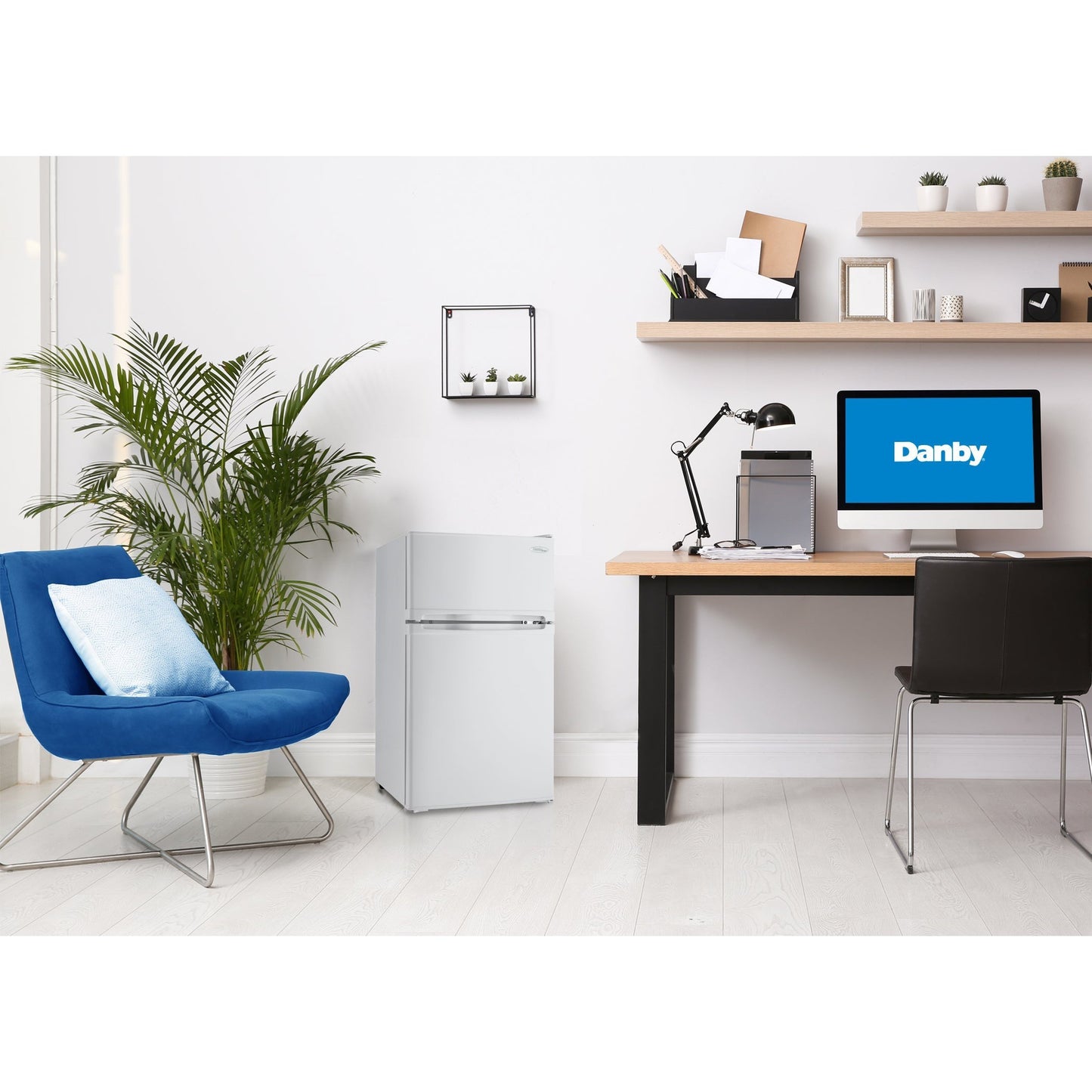 Danby Designer 87L White 2-Door Compact Fridge - DCR031B1WDD