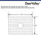 DeerValley 22" x 15" DV-K501G07 Stainless Steel Kitchen Sink Grid (Compatible with DV-1K501)