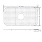 DeerValley 25" x 13" DV-K026G03 Stainless Steel Kitchen Sink Grid (Compatible with DV-1K026)