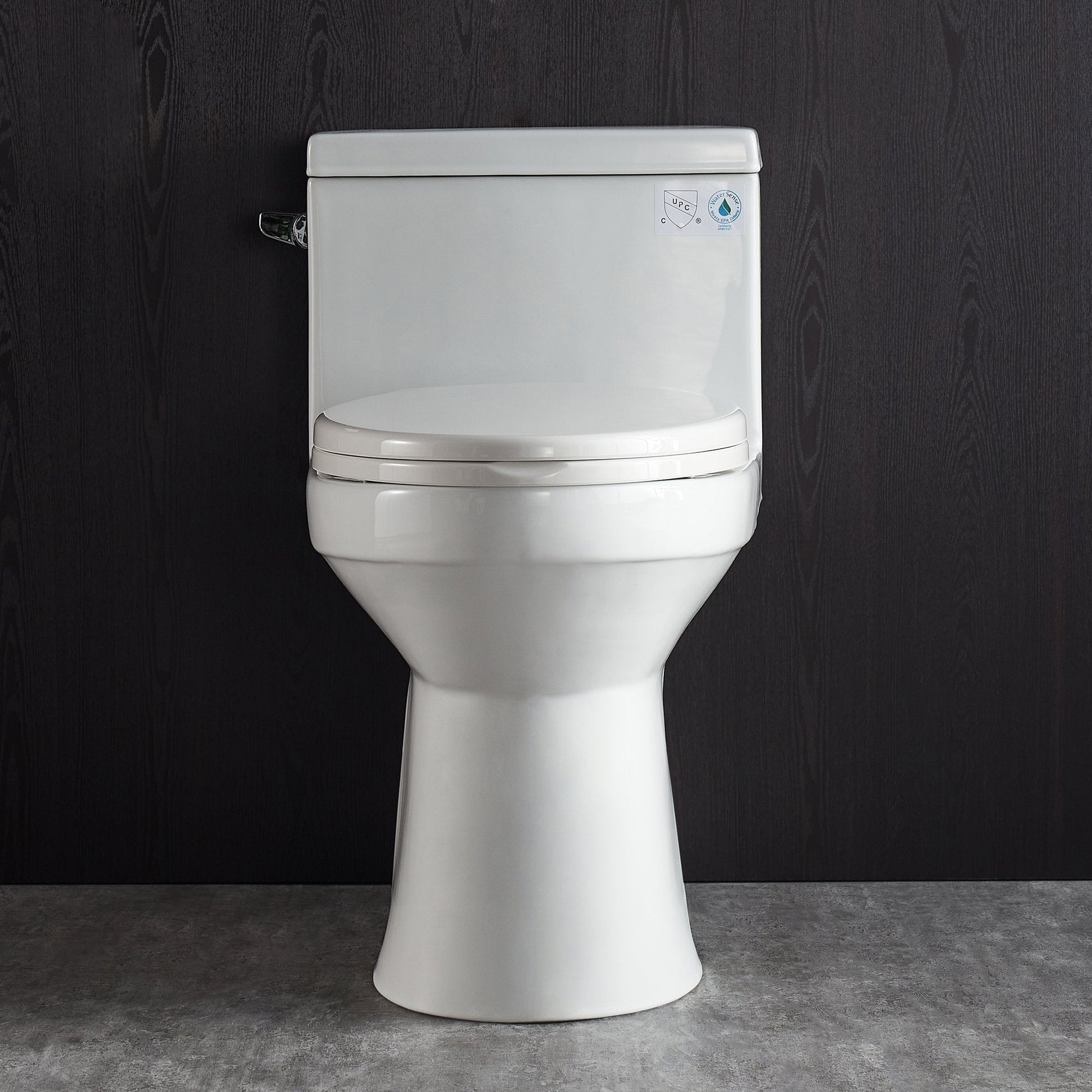 DeerValley Concord 12" Rough-in Single-Flush Elongated White One-Piece Toilet