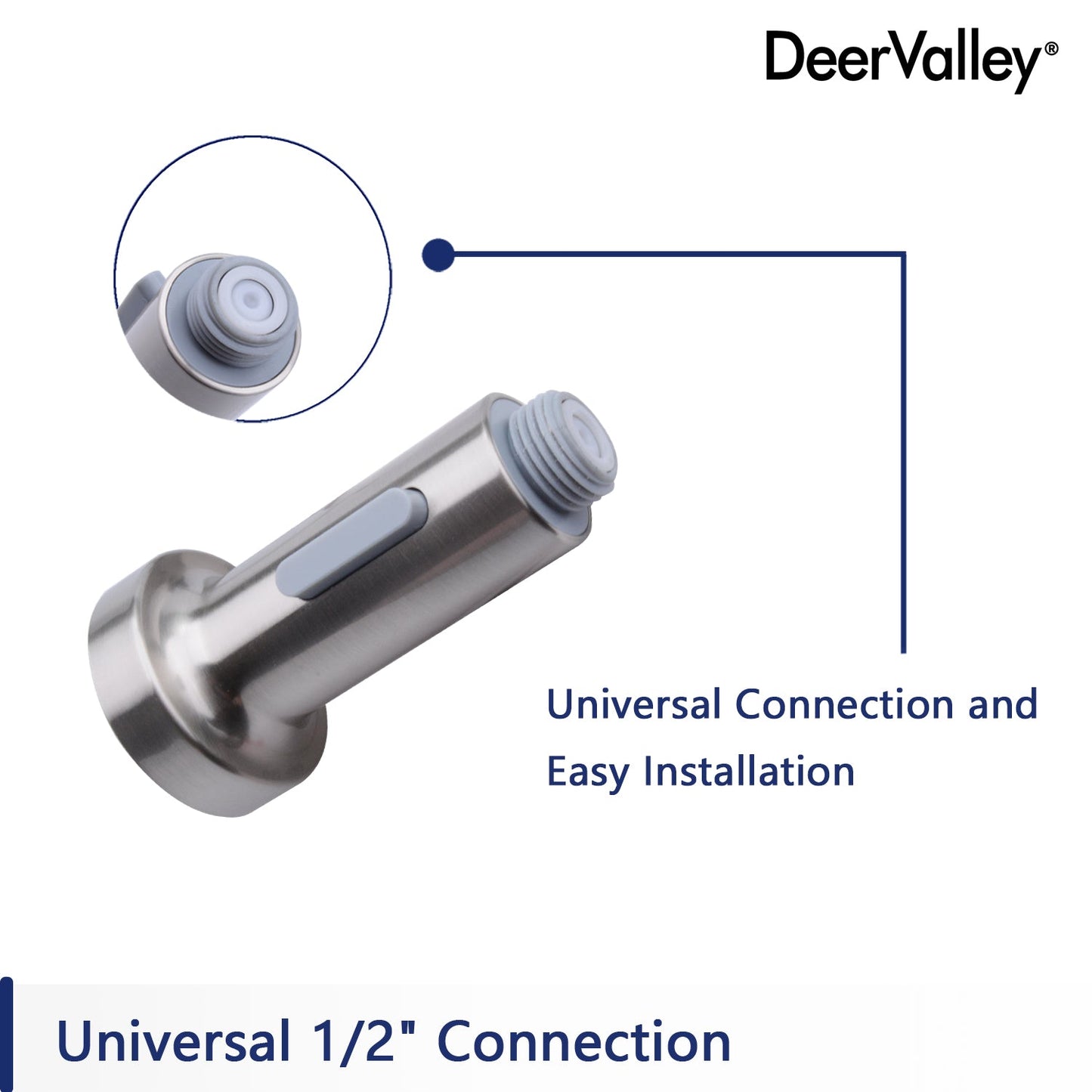 DeerValley DV-J101SP03 Gleam Dual Functional Kitchen Faucet Sprayer