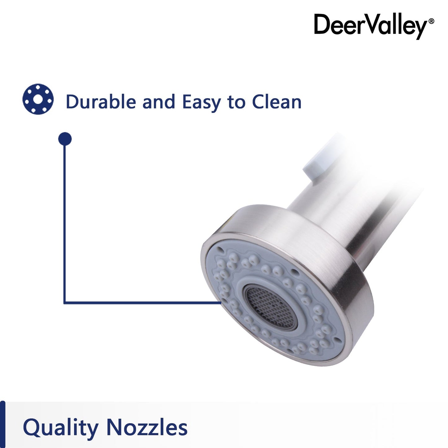DeerValley DV-J101SP03 Gleam Dual Functional Kitchen Faucet Sprayer