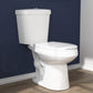 DeerValley Dynasty 12" Rough-in Dual-Flush Elongated White Two-Piece Toilet