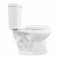 DeerValley Dynasty 12" Rough-in Dual-Flush Round White Two-Piece Toilet