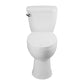 DeerValley Dynasty 1.28GPF Single-Flush Elongated White Two-Piece Toilet