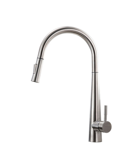 DeerValley Gleam 18" DV-1J82291 Stain Resistant Stainless Steel Pull Down Kitchen Faucet
