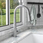 DeerValley Gleam 18" Stain Resistant Stainless Steel Pull Down Kitchen Faucet