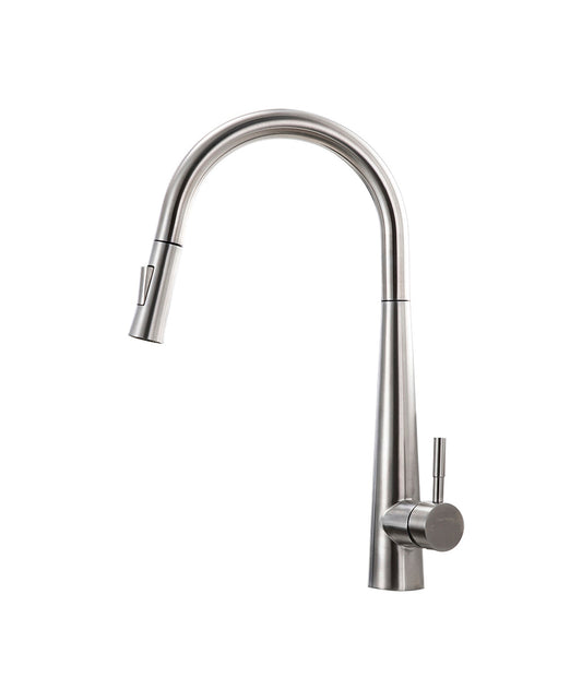 DeerValley Gleam 18" Stain Resistant Stainless Steel Pull Down Kitchen Faucet