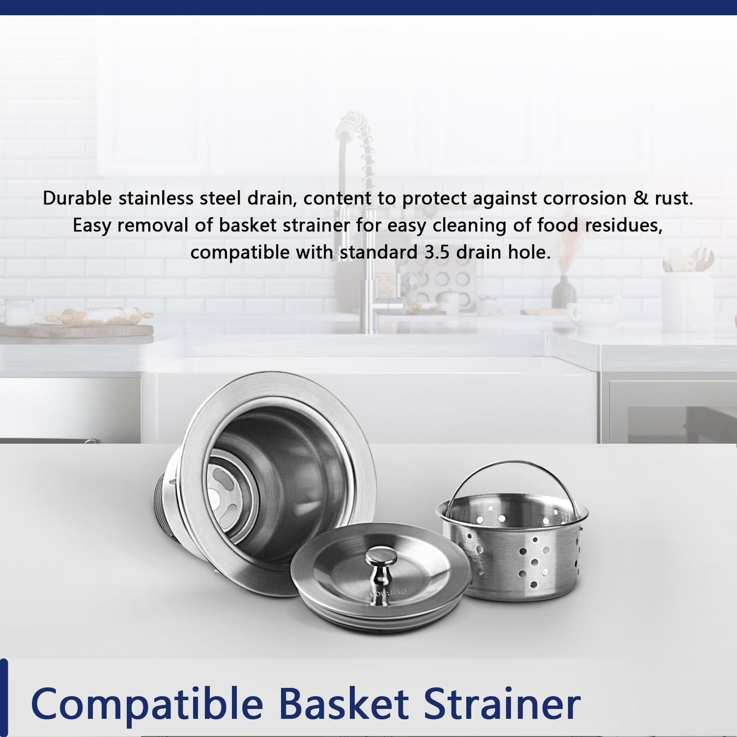 DeerValley Grove 36" Single Bowl Rectangular Gray Fireclay Seamless Farmhouse Kitchen Sink