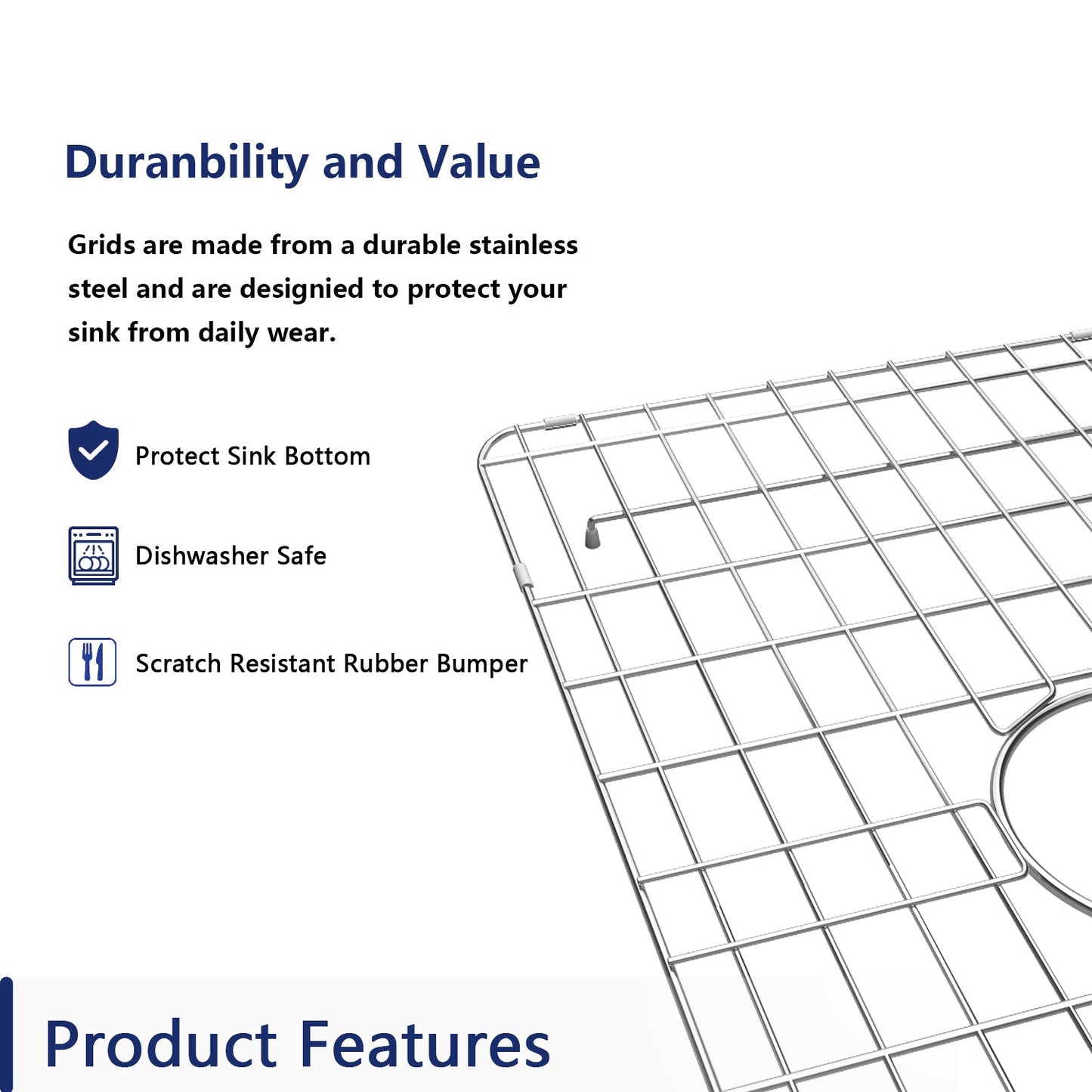 DeerValley Grove 36" Single Bowl Rectangular Gray Fireclay Seamless Farmhouse Kitchen Sink