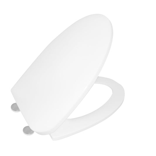 DeerValley Quick-Release Soft-Close Elongated Plastic Polypropylene Toilet Seat (Fit with DV-1F52508)