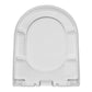 DeerValley Quite-Close Quick-Release White Urea Formaldehyde Resin (UF) Toilet Seat (Fit with DV-1F52812/ DV-1F52813)