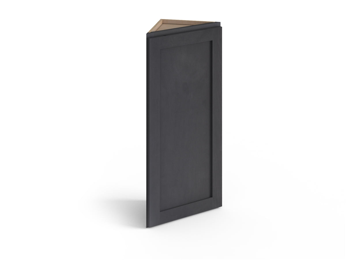 Domain Cabinets AW1236-VIG-VW Valleywood 12" x 36" With 1 Door Dusky Gray Wooden Wall Angle Cabinet