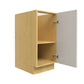 Domain Cabinets B12-FWG-IN Frameless 12" x 35" With 1 Door and 1 Shelf White Gloss Wooden Base Cabinet