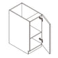 Domain Cabinets B21-FWG-IN Frameless 21" x 35" With 1 Door and 1 Shelf White Gloss Wooden Base Cabinet
