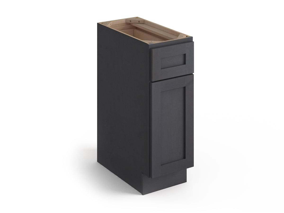 Domain Cabinets BC12-VIG-VW Valleywood 12" x 35" With 1 Door and 1 Drawer Dusky Gray Wooden Base Cabinet