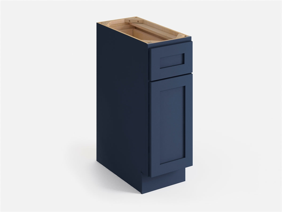 Domain Cabinets BC18-MBF-VW Valleywood 18" x 35" With 1 Door and 1 Drawer Marine Blue Wooden Base Cabinet