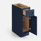 Domain Cabinets BC18-MBF-VW Valleywood 18" x 35" With 1 Door and 1 Drawer Marine Blue Wooden Base Cabinet