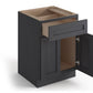 Domain Cabinets BC33-VIG-VW Valleywood 33" x 35" With 2 Doors and 1 Drawer Dusky Gray Wooden Base Cabinet